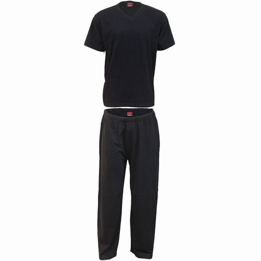 Spiral 4 Piece Gothic Pyjama Set: Plain