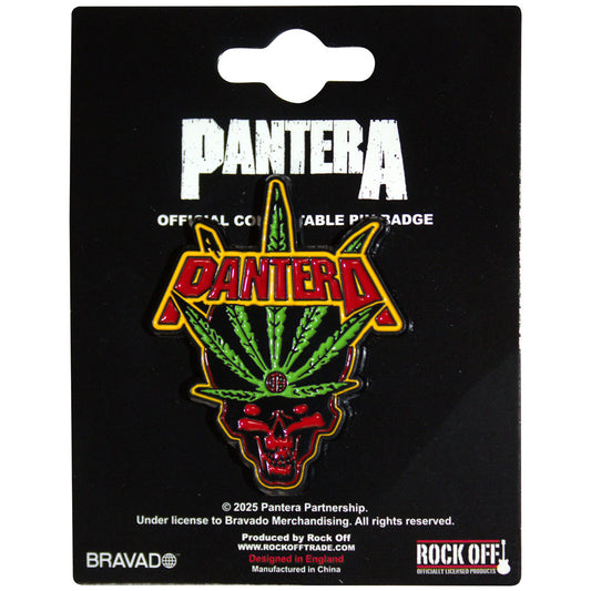 Pantera Badge: Leaf Skull