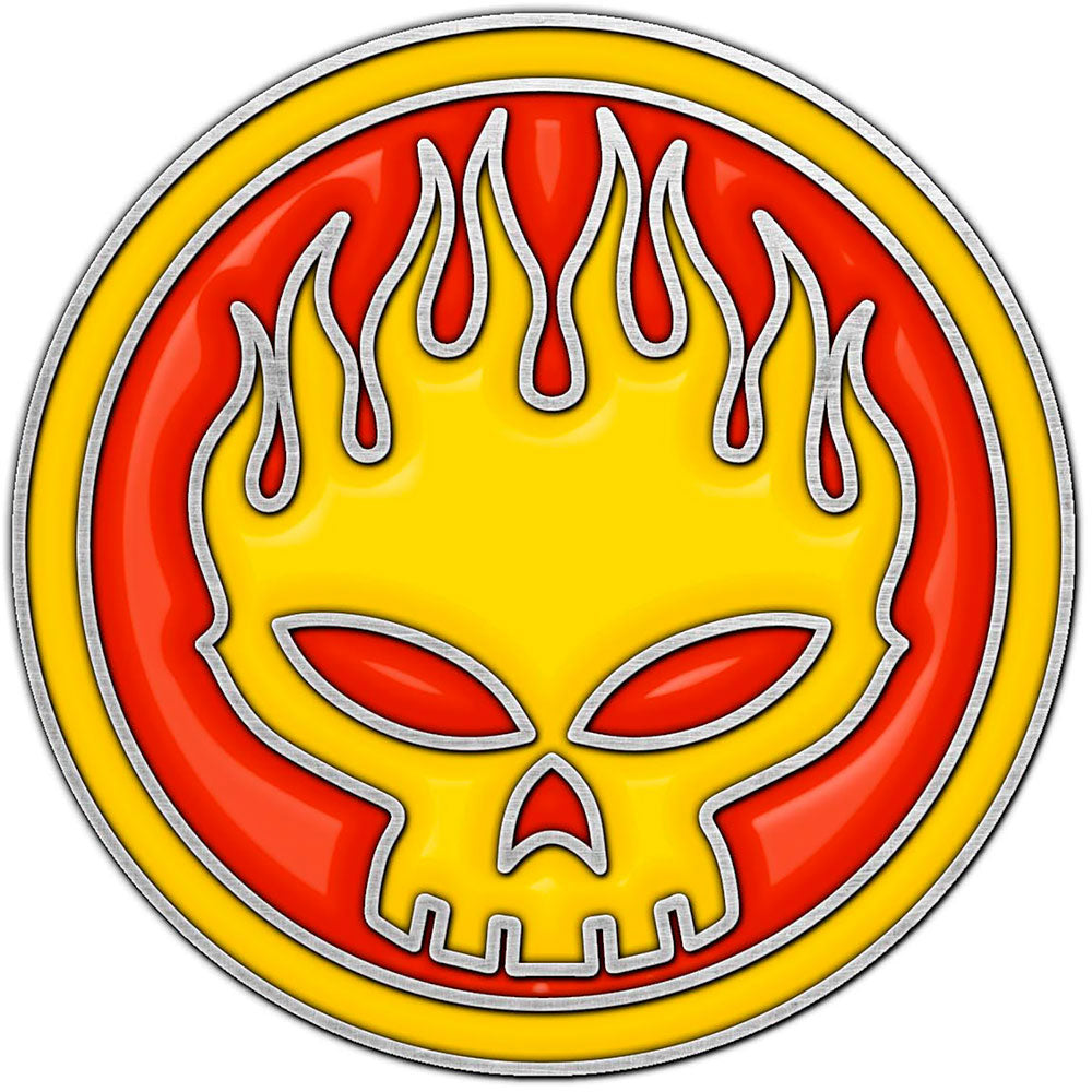 The Offspring Badge: Skull Logo