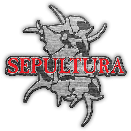 Sepultura Badge: Logo & Tribal S