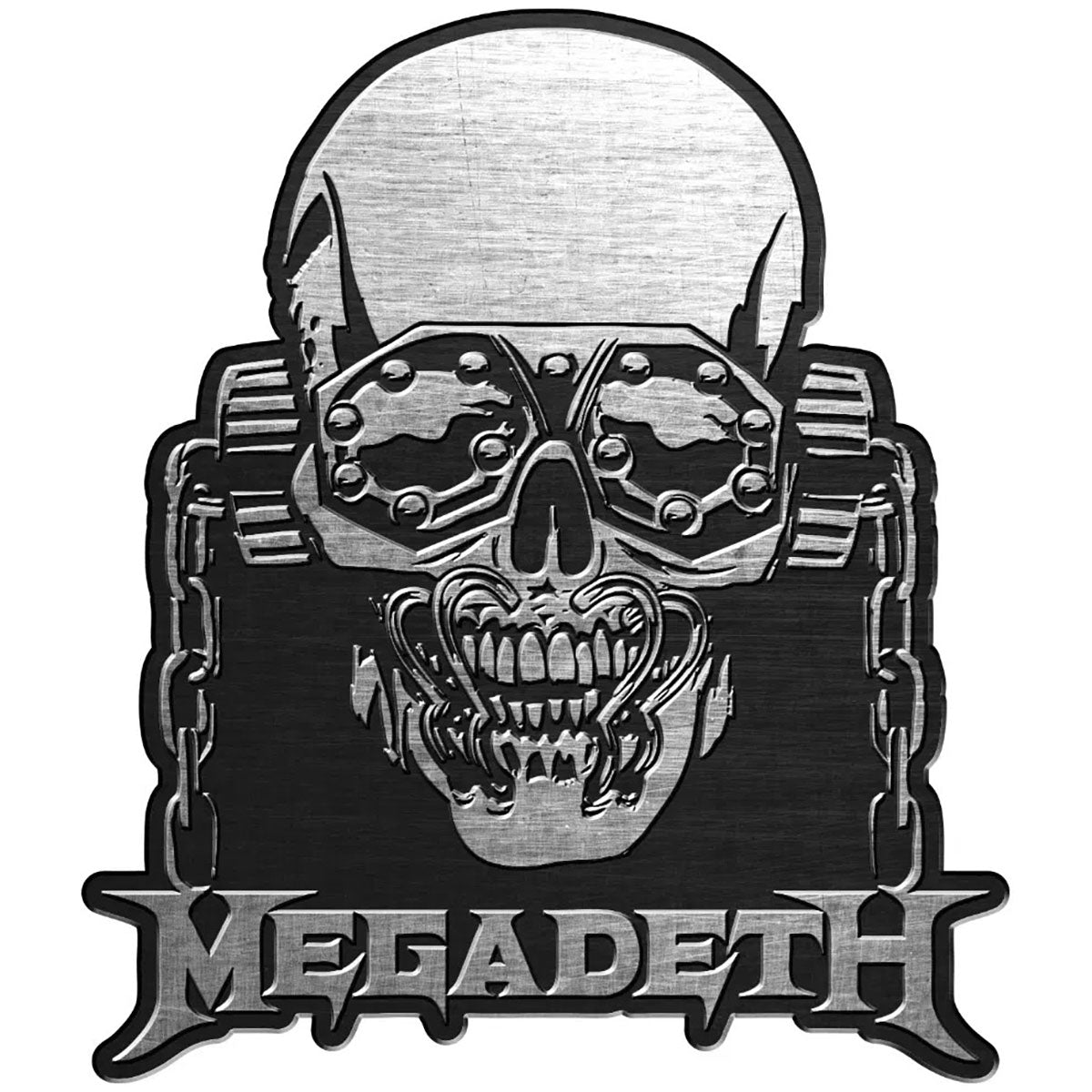 Megadeth Badge: Vic Rattlehead
