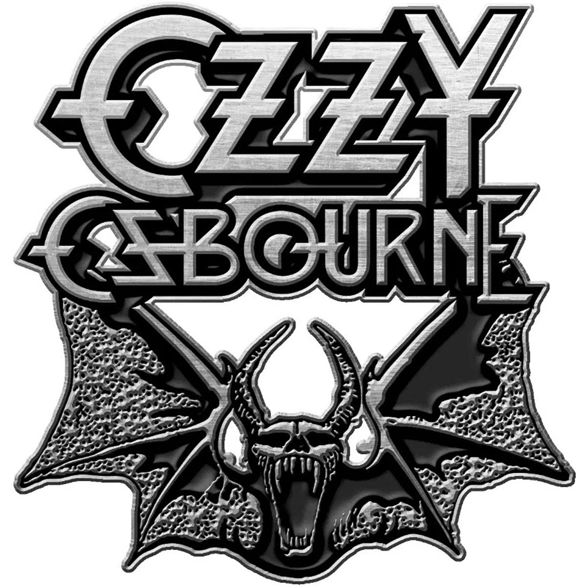 Ozzy Osbourne Badge: Bat