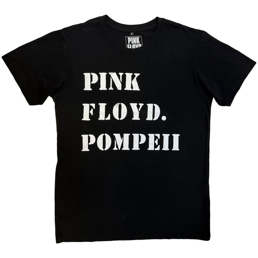 Pink Floyd Premium Carbon T-Shirt: Pompeii Stencil