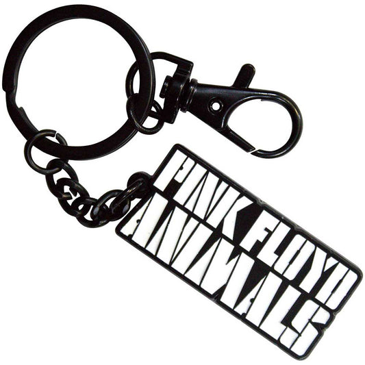 Pink Floyd Keychain: Animals Mono Text Logo