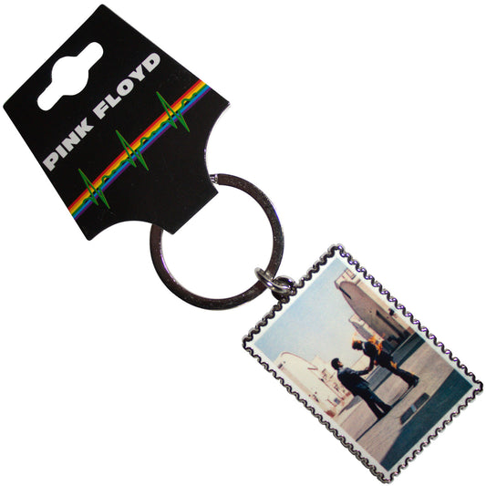 Pink Floyd Keychain: Wish You Were Here Stamp