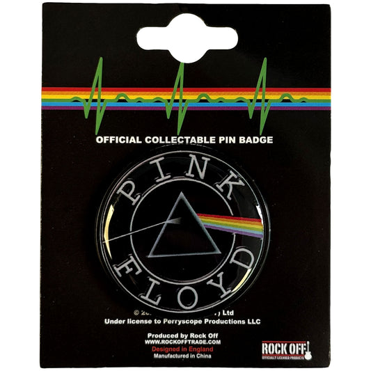 Pink Floyd Badge: Circle Logo