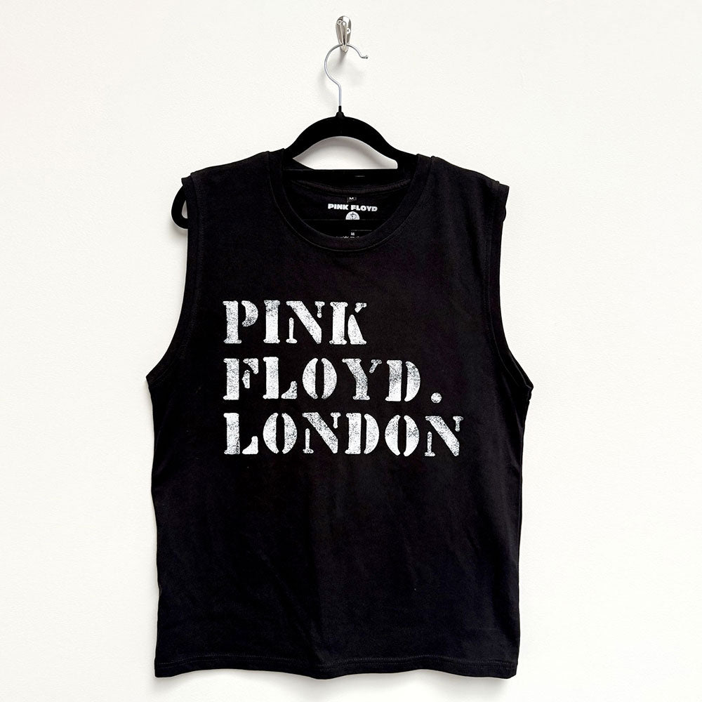 Pink Floyd Tank T-Shirt: Stencil Logo