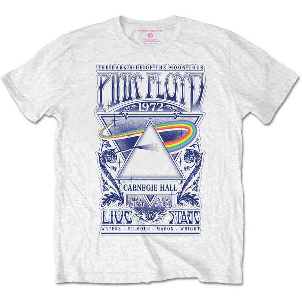 Pink Floyd T-Shirt: Carnegie Hall Poster
