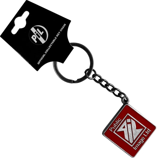 PIL (Public Image Ltd) Keychain: New Logo Red