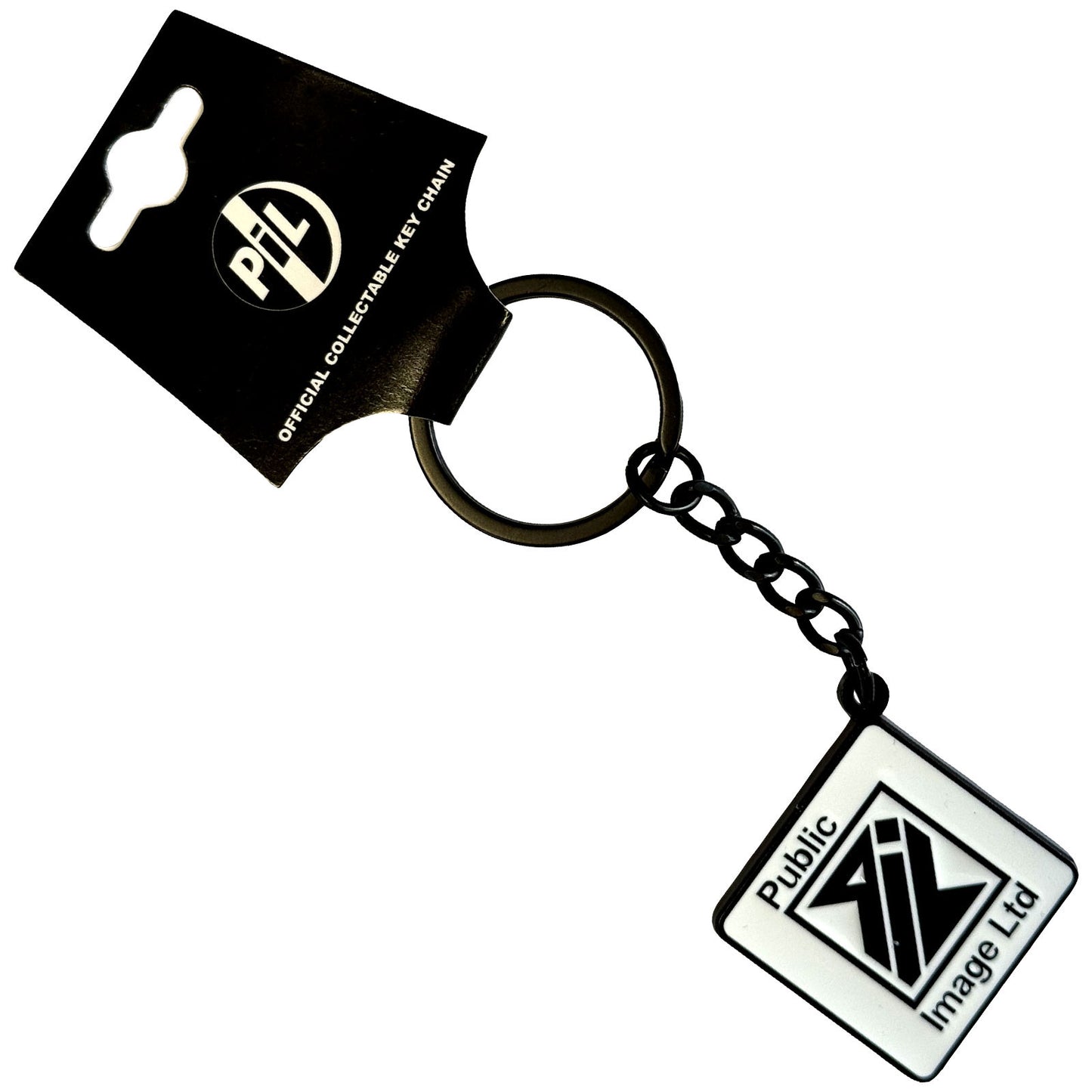 PIL (Public Image Ltd) Keychain: New Logo Black & White