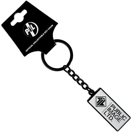 PIL (Public Image Ltd) Keychain: New Logo Stacked Text