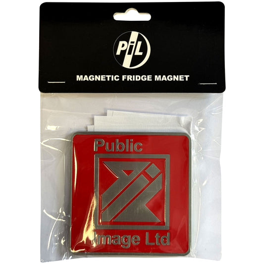 PIL (Public Image Ltd) Premium Fridge Magnet: New Logo Red