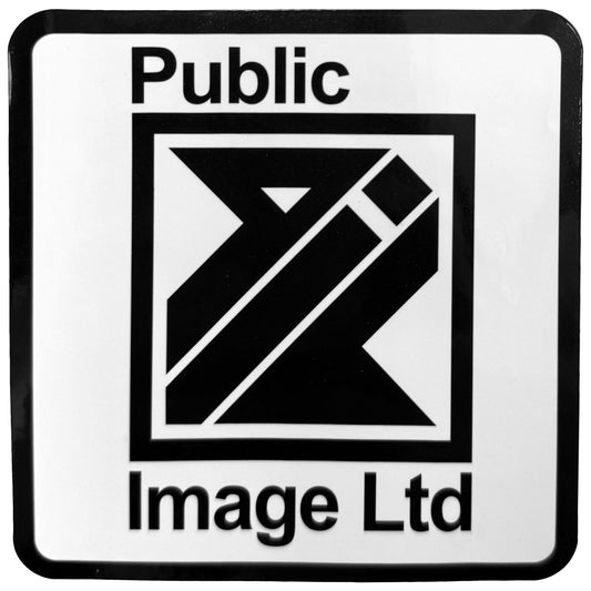 PIL (Public Image Ltd) Sticker: Diamond Logo & Text