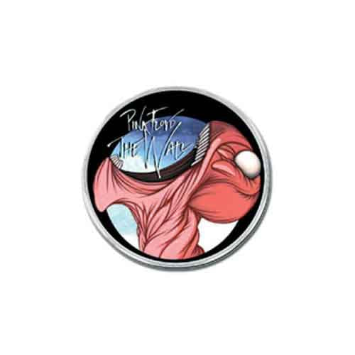 Pink Floyd Badge: The Wall Eat Head Logo