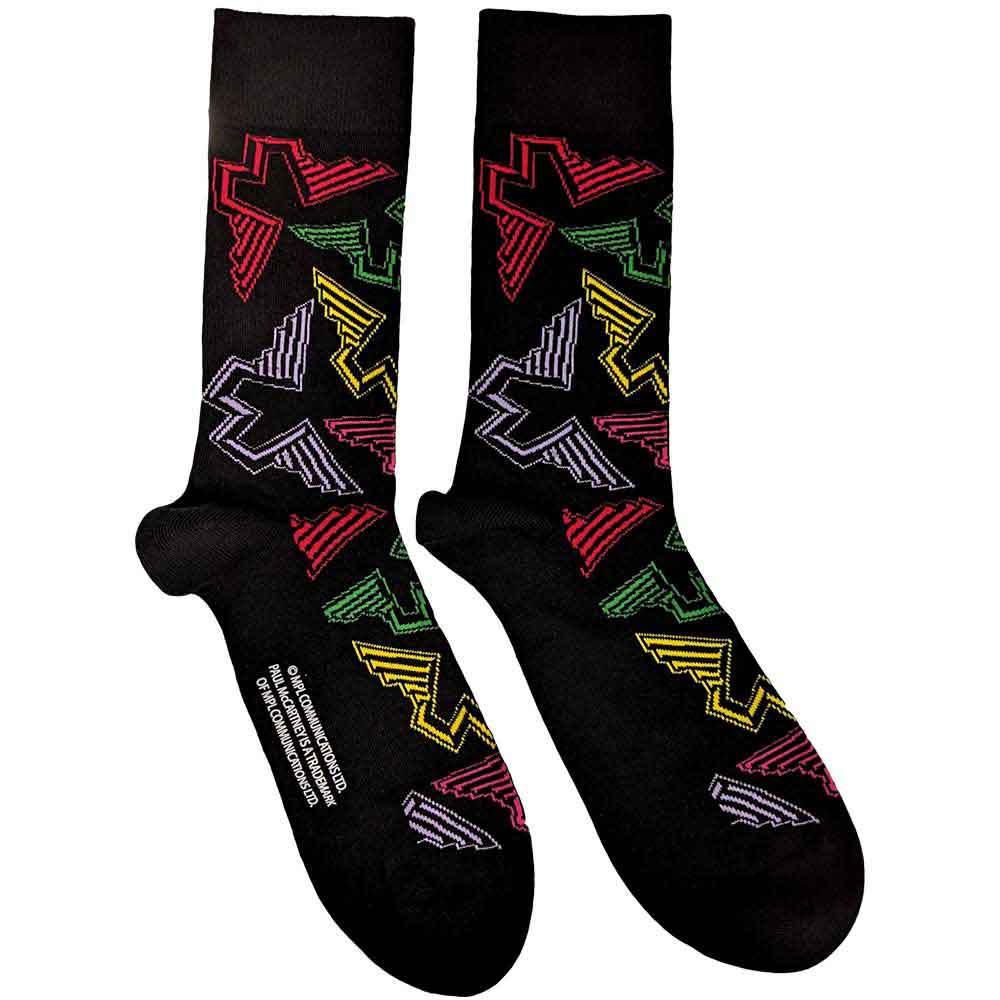 Paul McCartney Socks: Wings Logos