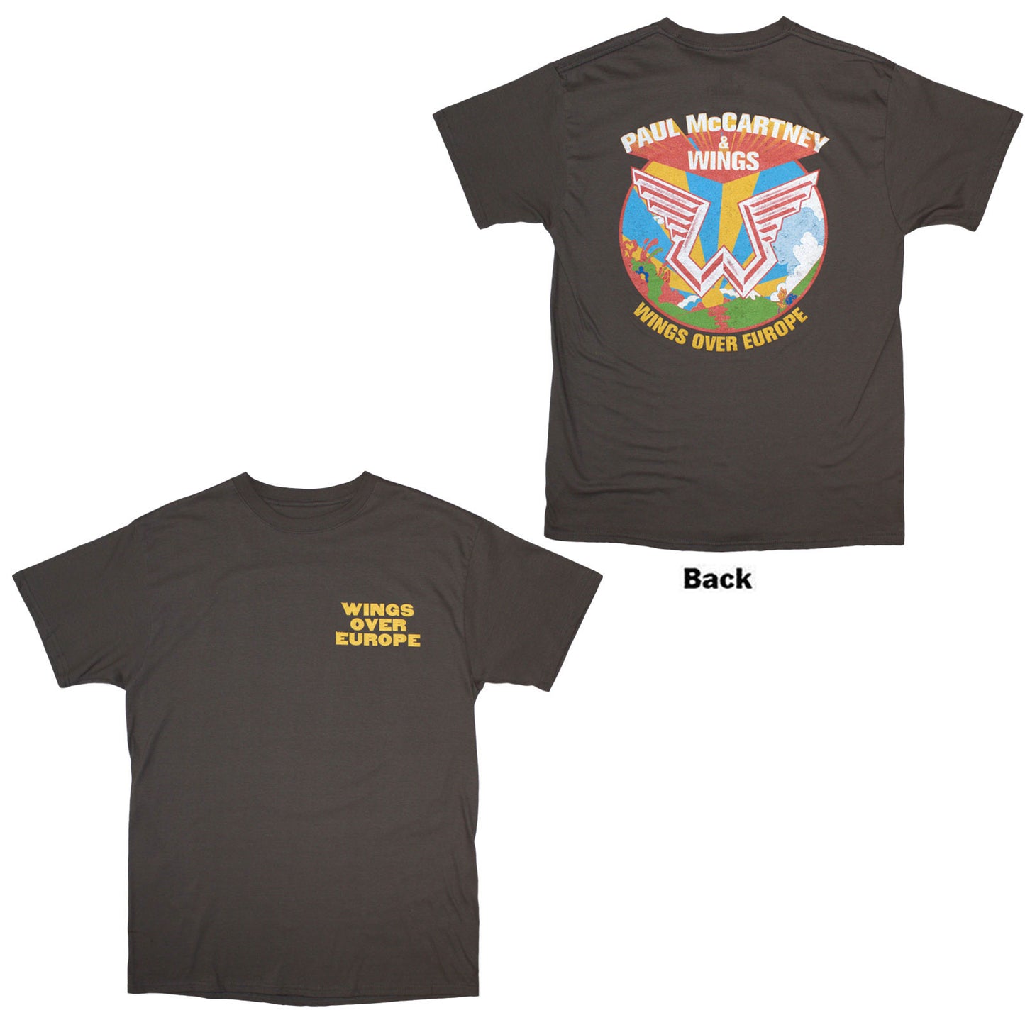 Paul McCartney T-Shirt: Wings Over Europe