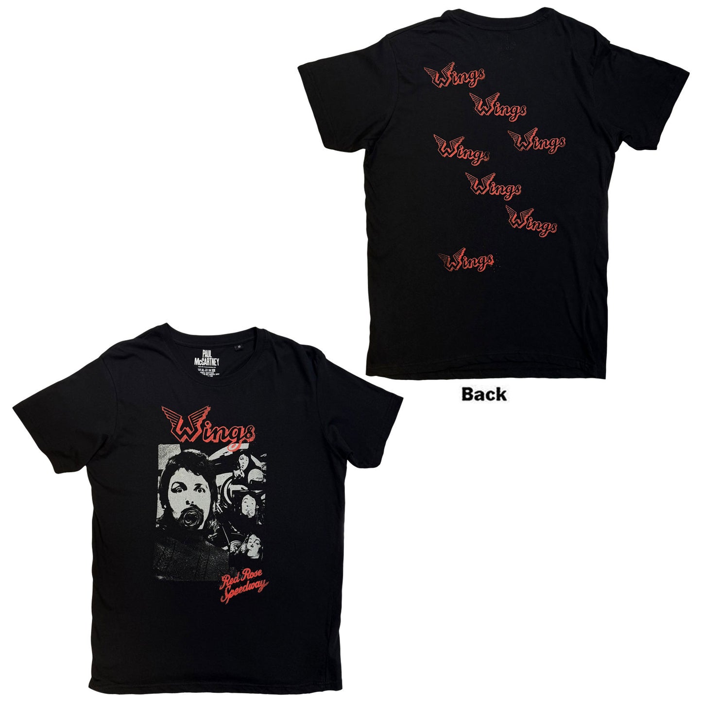 Paul McCartney T-Shirt: Wings Collage