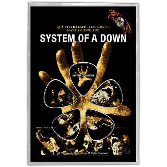 System Of A Down Plectrum Pack: Hand