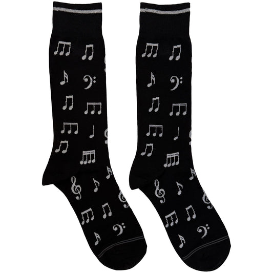 Perri's Crew Socks: Musical Notes
