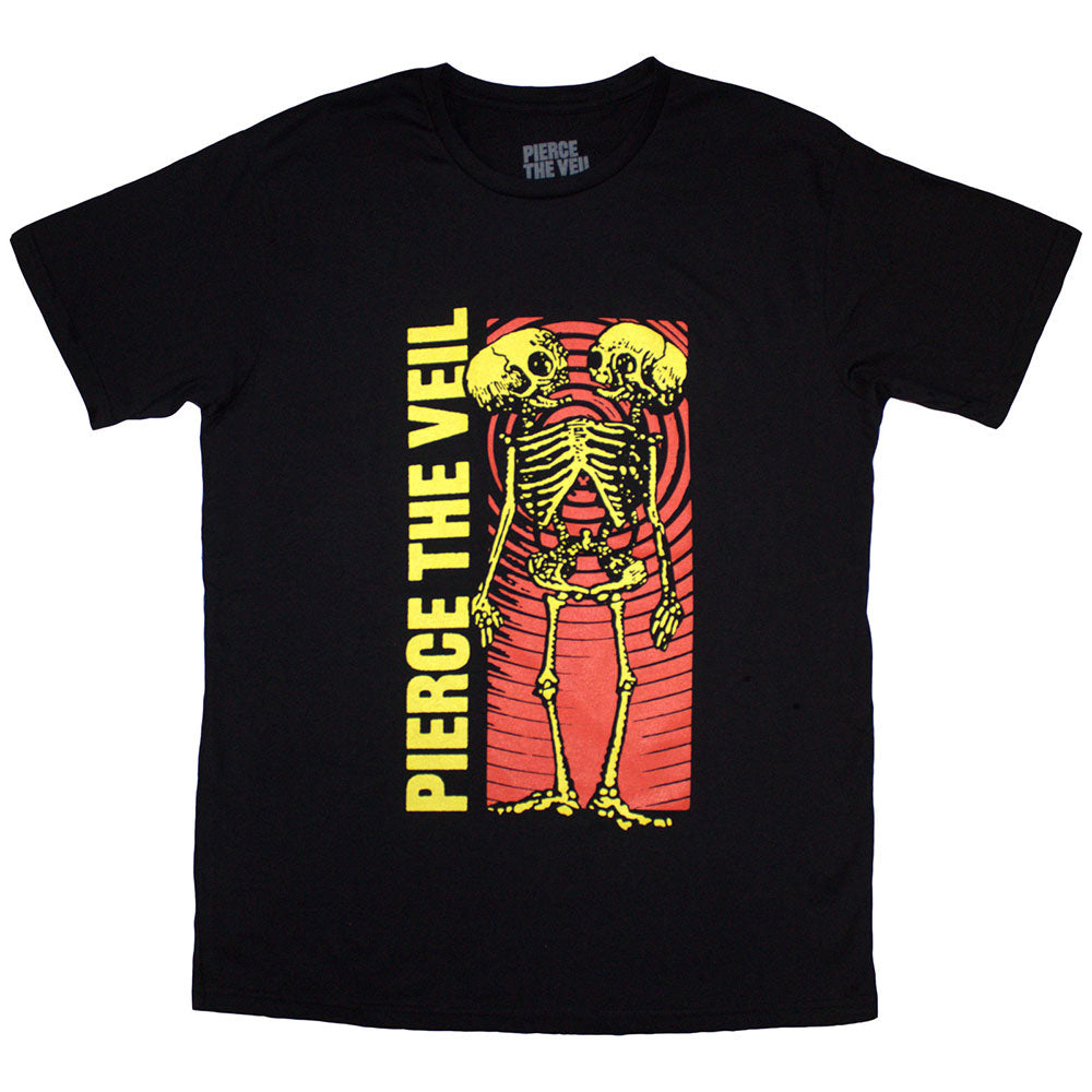 Pierce The Veil T-Shirt: Wavy Skeleton