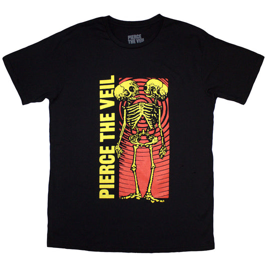 Pierce The Veil T-Shirt: Wavy Skeleton