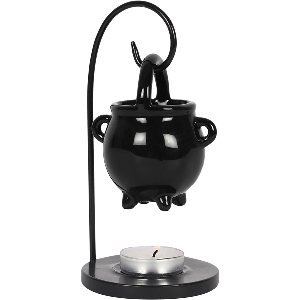 Spiral Oil Burner: Hanging Cauldron