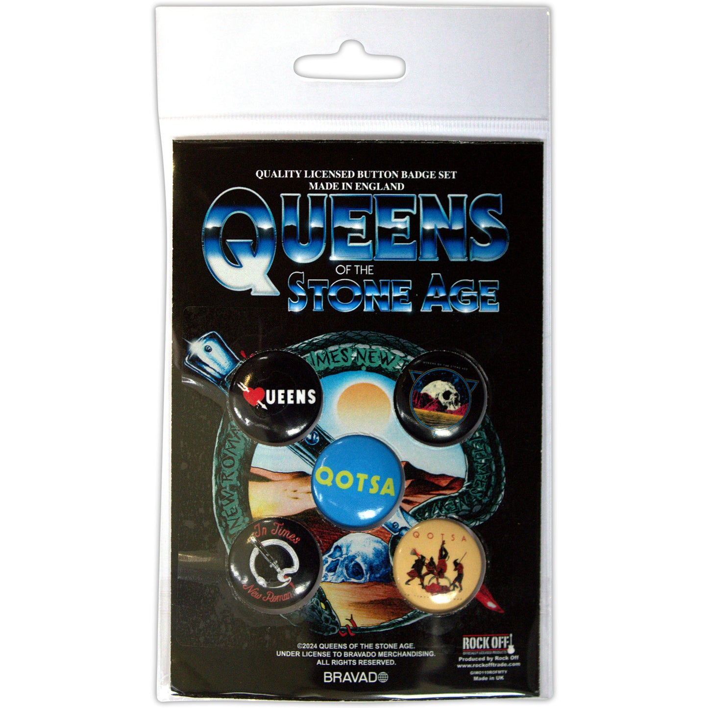 Queens Of The Stone Age Badge: Logos