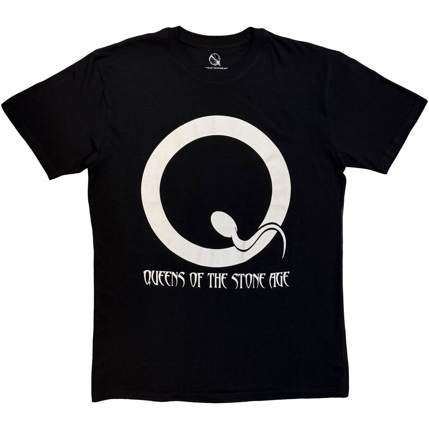 Queens Of The Stone Age T-Shirt: Sperm Logo Mono