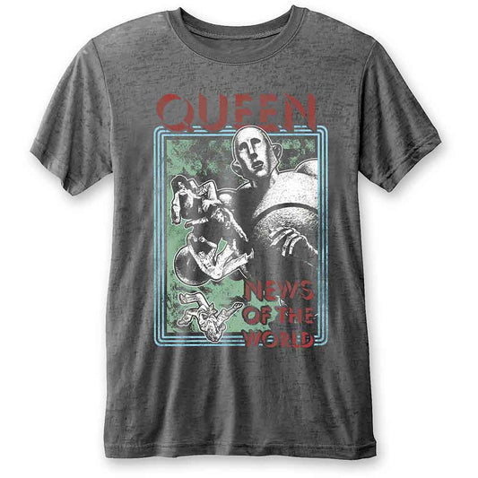 Queen Burnout T-Shirt: News of the World