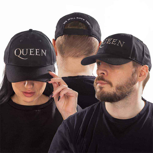 Queen Baseball Cap: Sonic Silver Logo