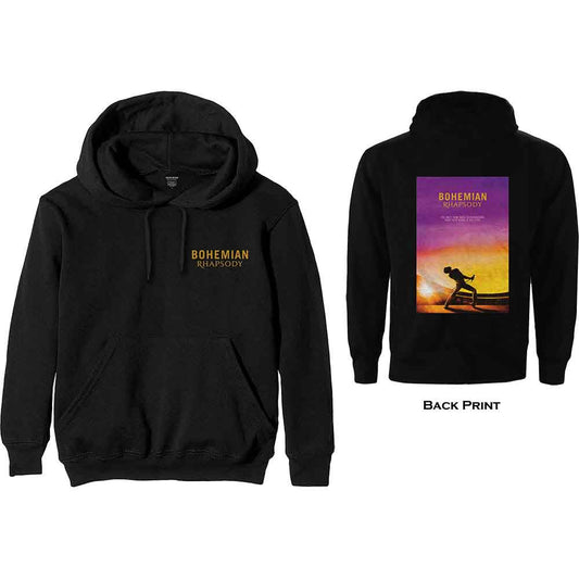 Queen Pullover Hoodie: Bohemian Rhapsody Movie Poster