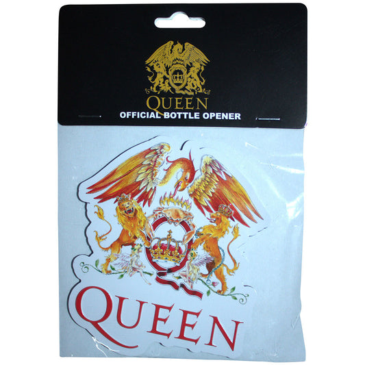 Queen Premium Fridge Magnet: Classic Crest Embossed