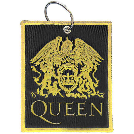 Queen Patch Keychain: Classic Crest
