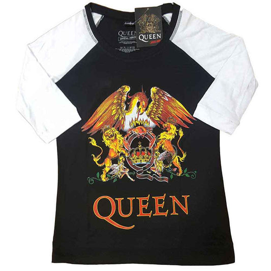 Queen Ladies T-Shirt: Classic Crest
