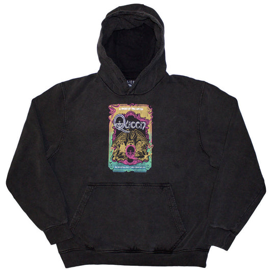 Queen Stone Wash Pullover Hoodie: A Night At The Opera Tour '76