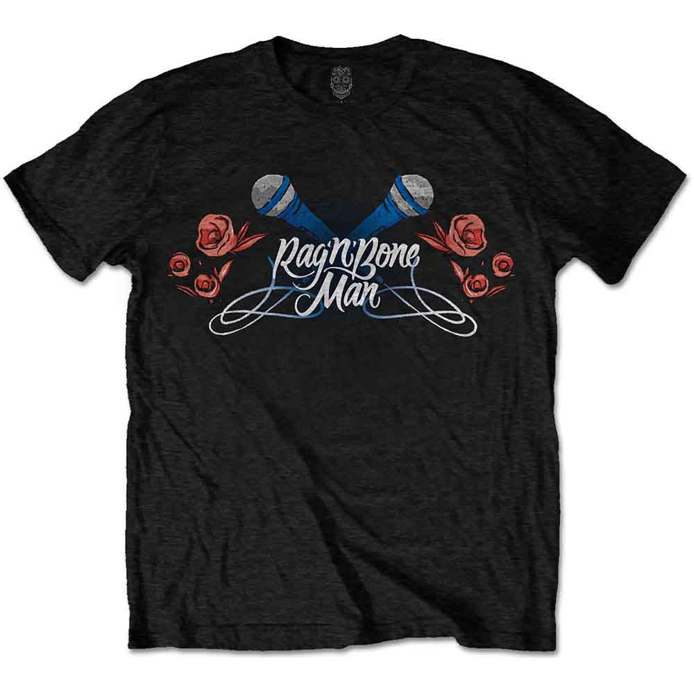 Rag'n'Bone Man T-Shirt: Mics & Roses