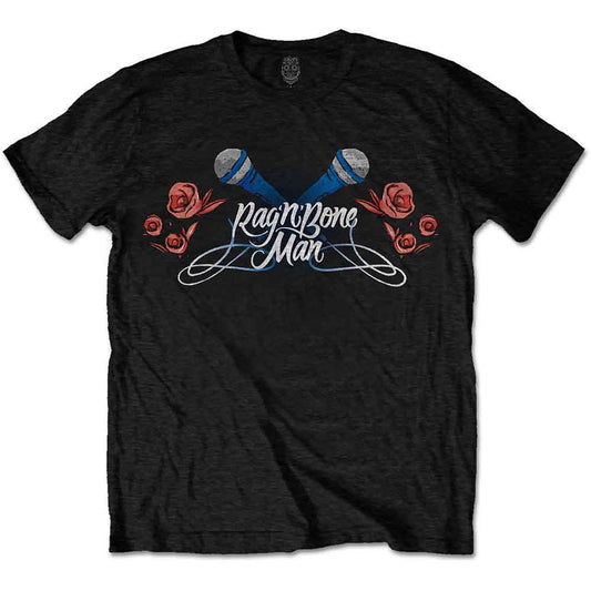Rag'n'Bone Man T-Shirt: Mics & Roses
