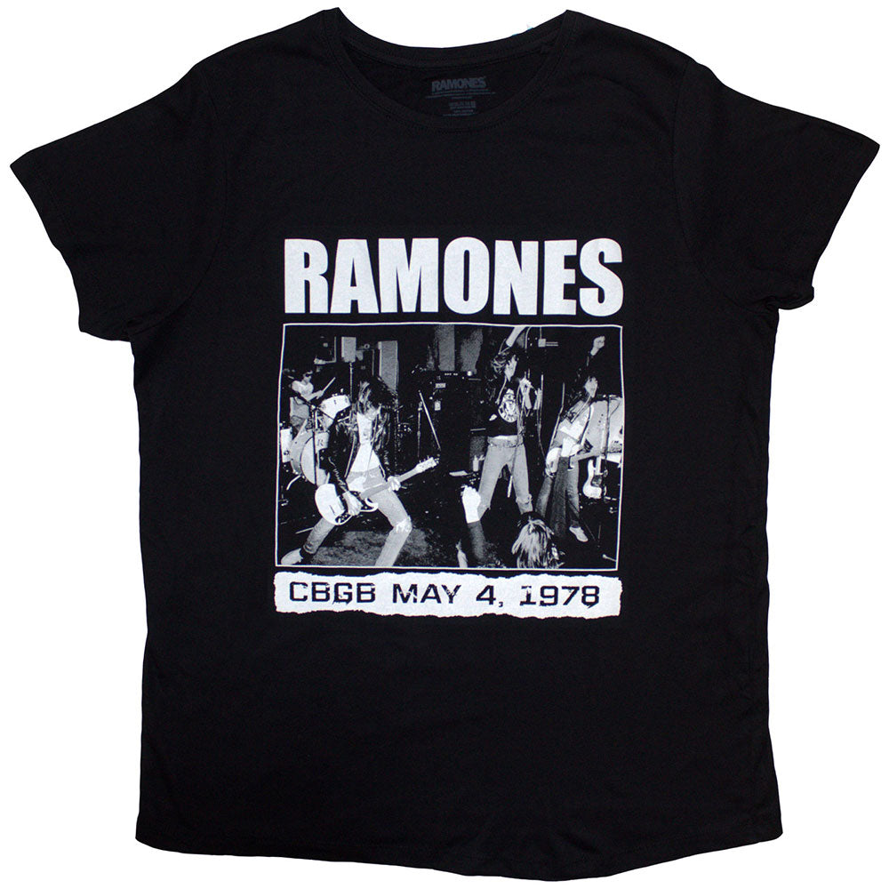 Ramones Ladies T-Shirt: CBGB 1978