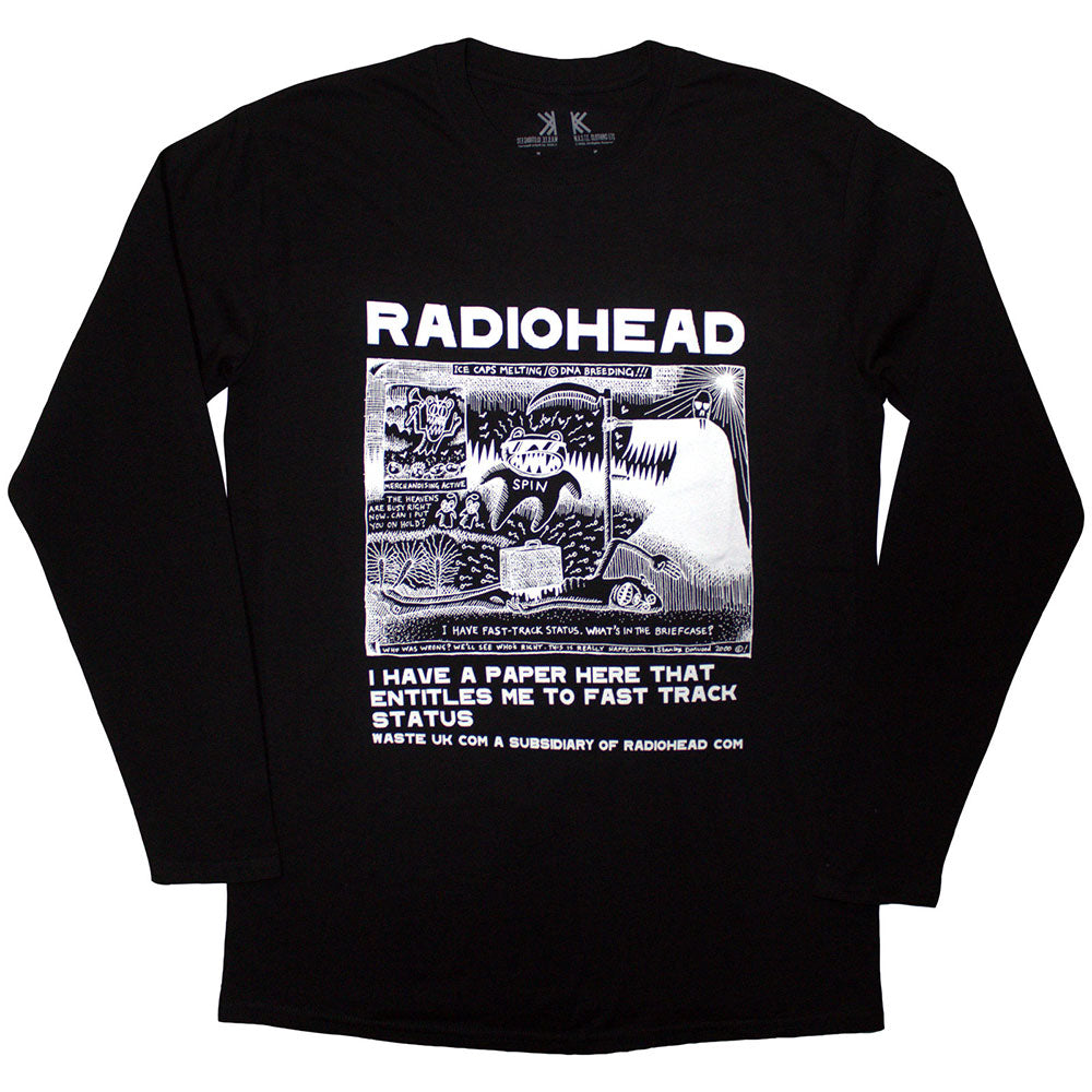 Radiohead Long Sleeve T-Shirt: Ice Caps