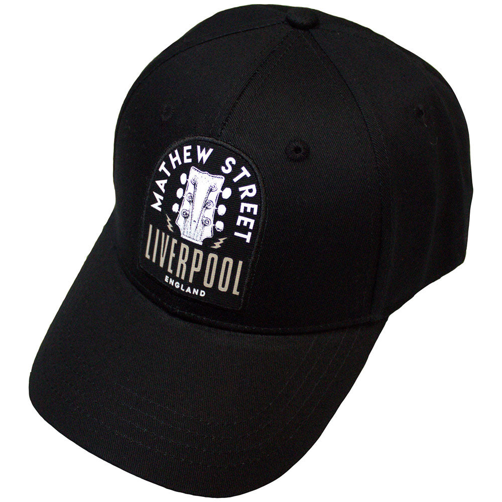 Rock Off Baseball Cap: Mathew St Guitar
