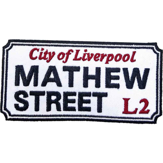 Rock Off Patch: Mathew Street Liverpool Sign