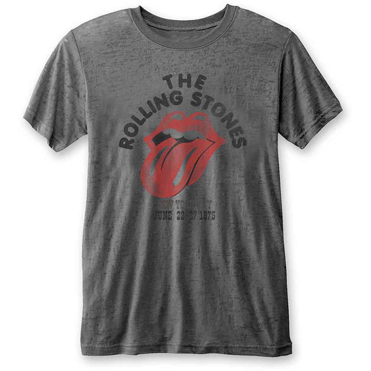The Rolling Stones Burnout T-Shirt: New York City 75