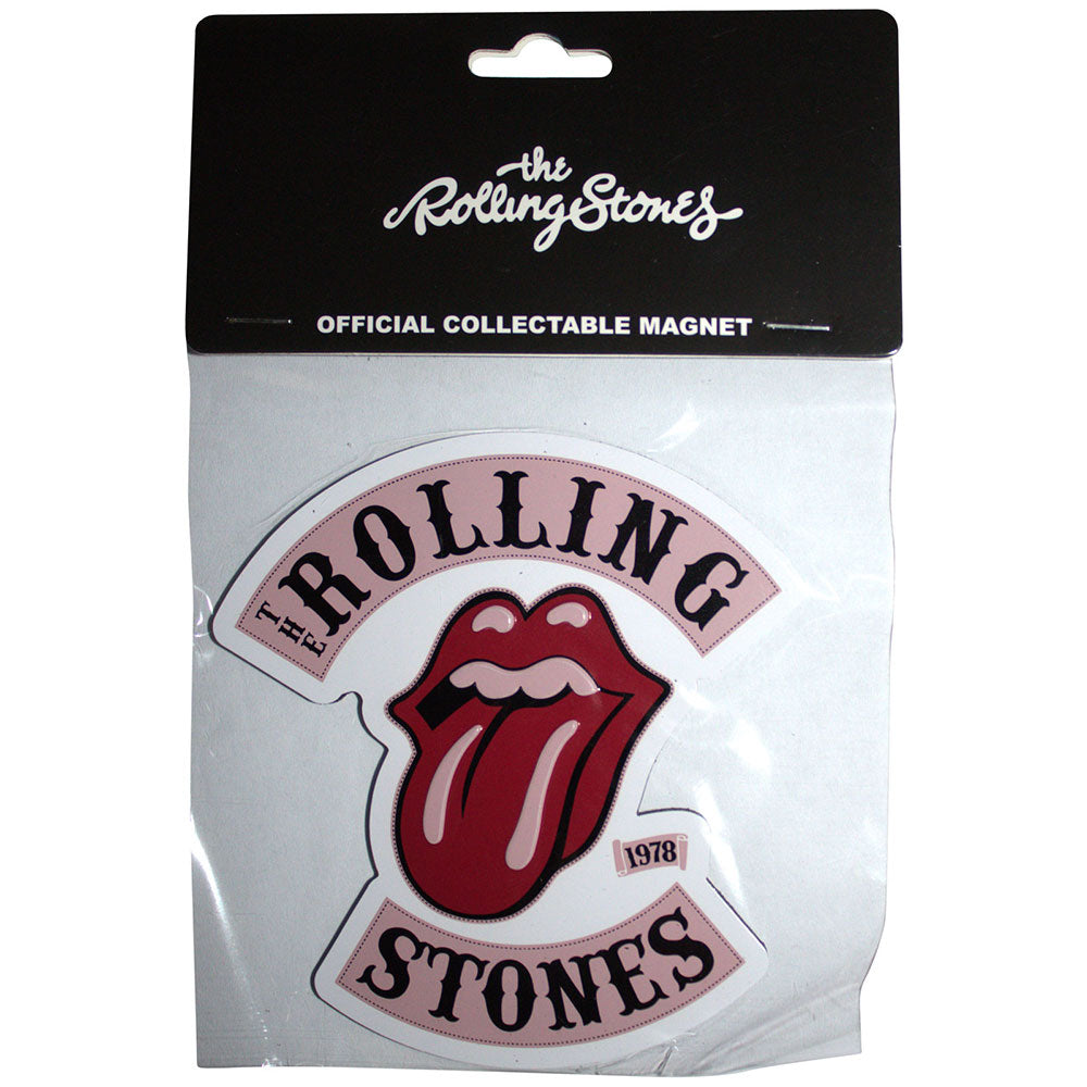 The Rolling Stones Premium Fridge Magnet: Tour '78 Embossed