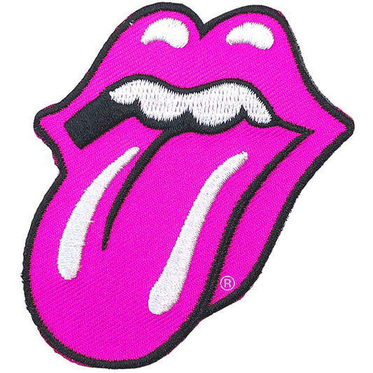 The Rolling Stones Patch: Classic Tongue Pink
