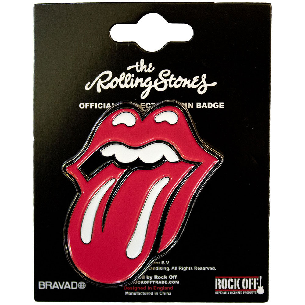 The Rolling Stones Badge: Classic Tongue Large