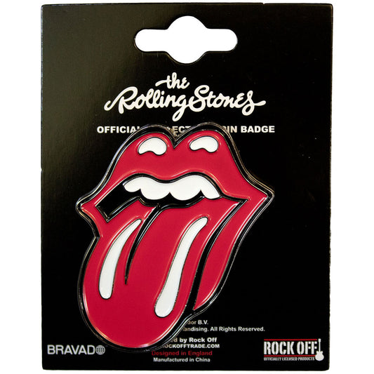 The Rolling Stones Badge: Classic Tongue Large