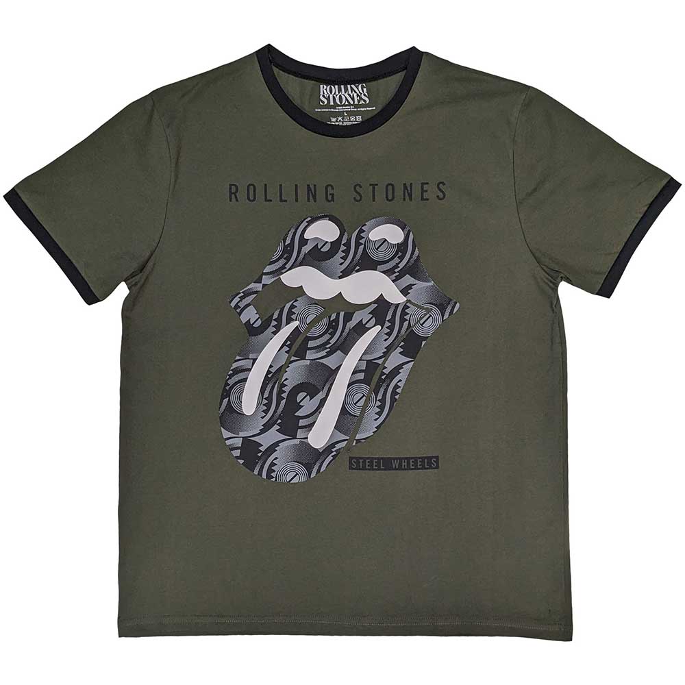 The Rolling Stones T-Shirt: Black & White Tongue