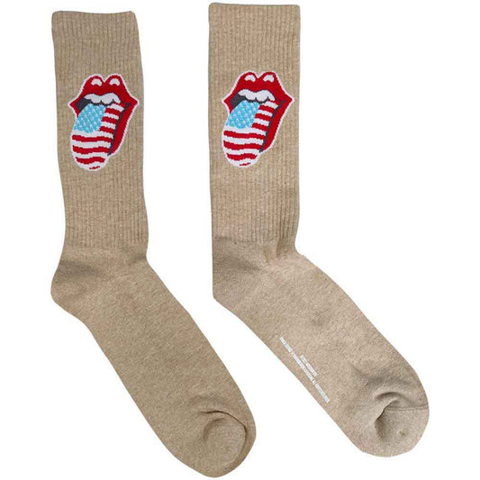 The Rolling Stones Terry Socks: US Tongue
