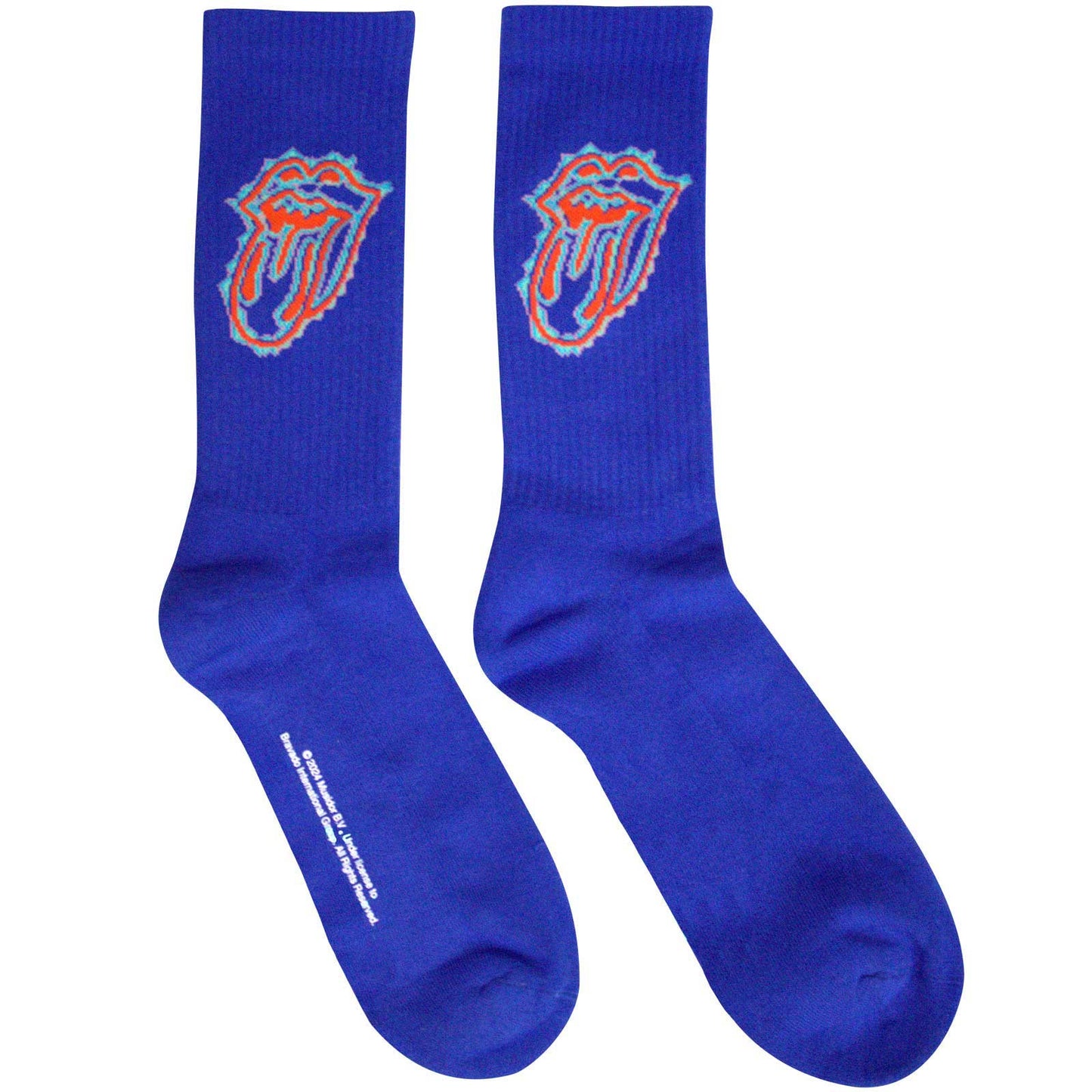 The Rolling Stones Terry Socks: Doodle Tongue