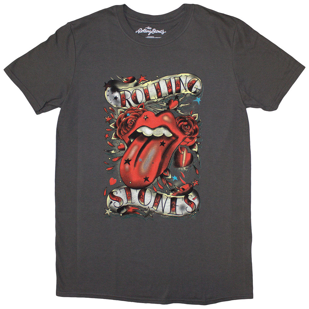 The Rolling Stones Ladies T-Shirt: Tongue & Stars